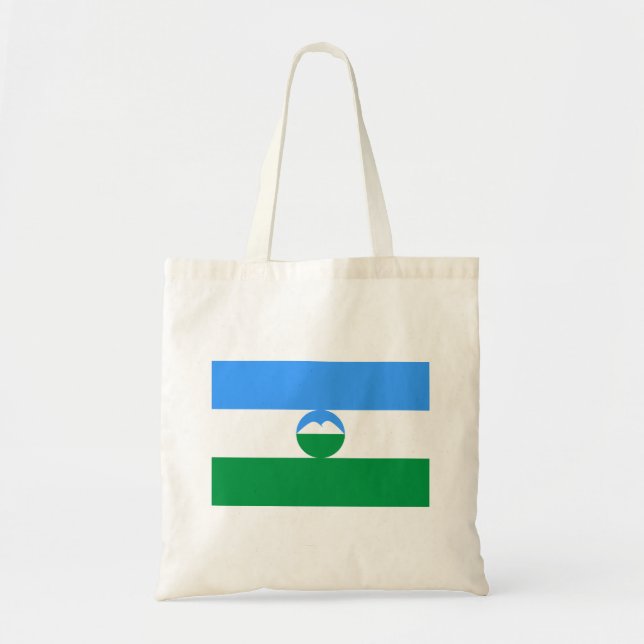 Bolso De Tela Bandera de Kabardino Balkaria (Frente)