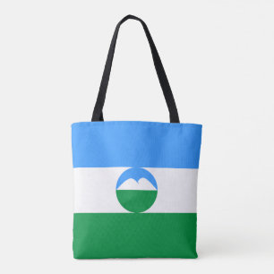 Bolso De Tela Bandera de Kabardino Balkaria
