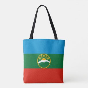 Bolso De Tela Bandera de Karachay Cherkessia