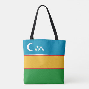 Bolso De Tela Bandera de Karakalpakistán
