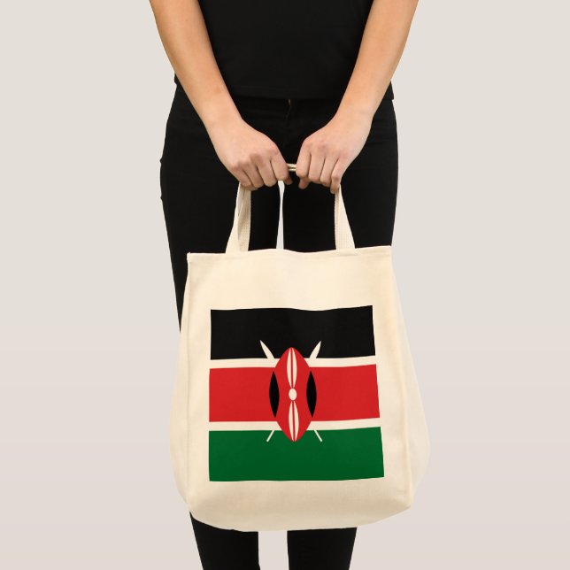 Bolso De Tela Bandera de Kenia (Anverso (producto))
