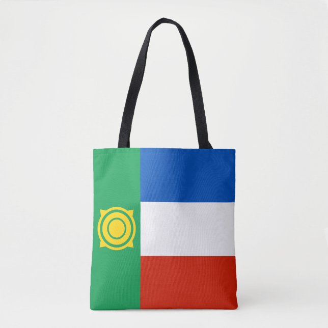 Bolso De Tela Bandera de Khakasia (Anverso)