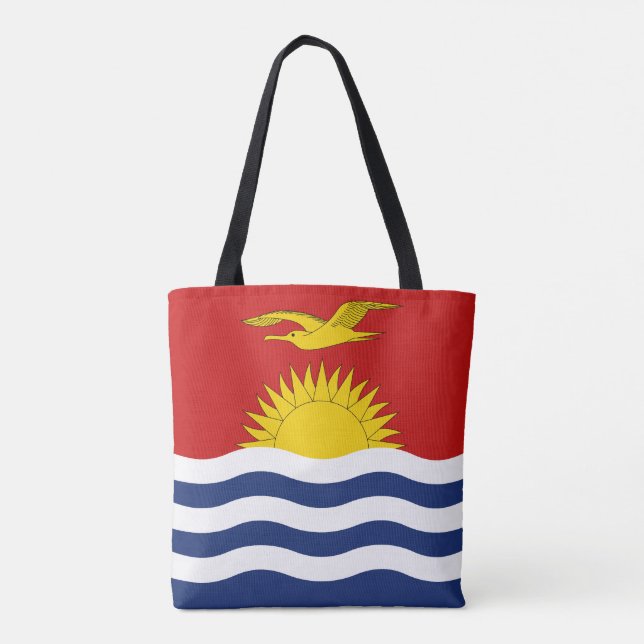 Bolso De Tela Bandera de Kiribati (Reverso)