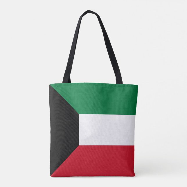 Bolso De Tela Bandera de Kuwait (Reverso)