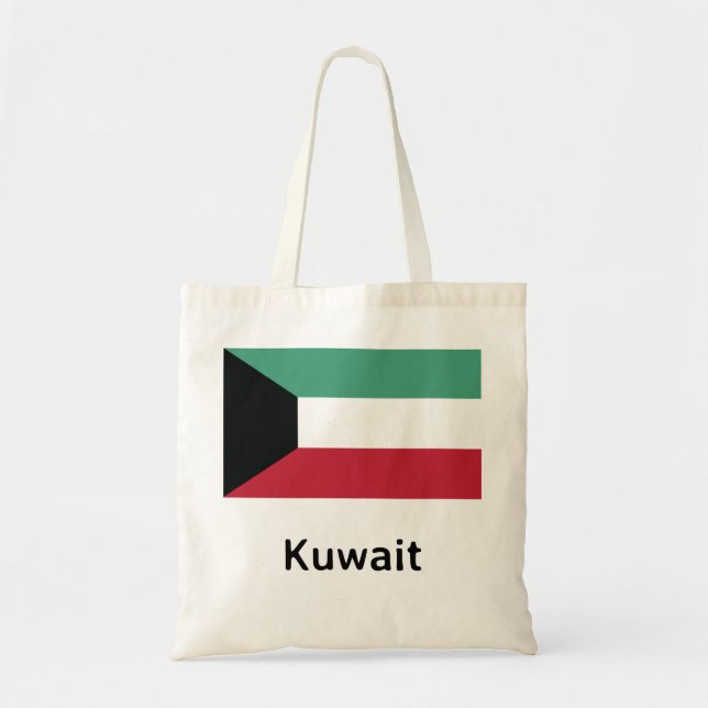 Bolso De Tela Bandera de Kuwait (Frente)