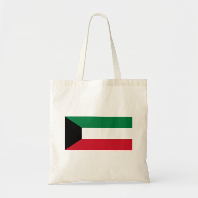 Bolso De Tela Bandera de Kuwait (Frente)