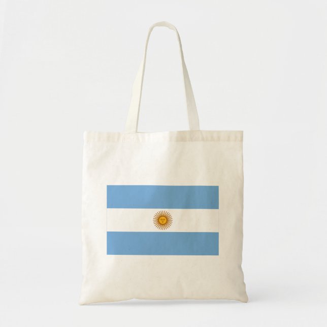 Bolso De Tela Bandera de la Argentina (Frente)