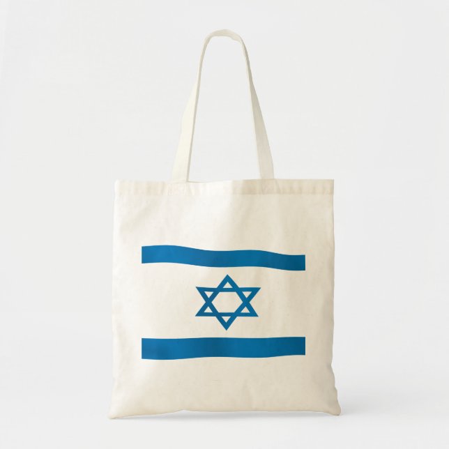 Bolso De Tela Bandera de la estrella de Israel de David (Frente)
