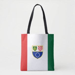 Bolso De Tela Bandera de la Federación de Bosnia-Herzegovina