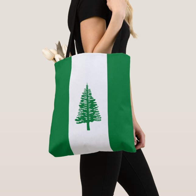 Bolso De Tela Bandera de la isla Norfolk (Detalle)