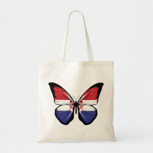 Bolso De Tela Bandera de la mariposa de Croacia