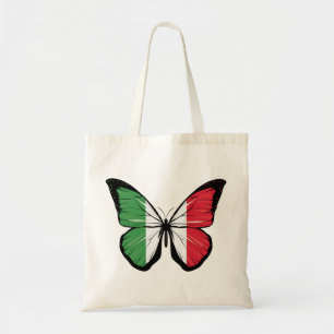 Bolso De Tela Bandera de la mariposa de Italia
