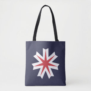 Bolso De Tela Bandera de la prefectura de Hokkaido, Japón