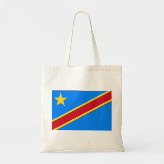 Bolso De Tela Bandera de la RDC (República Democrática del Congo (Frente)