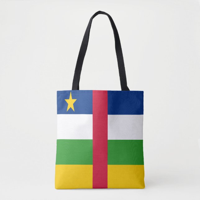 Bolso De Tela Bandera de la República Centroafricana (Anverso)