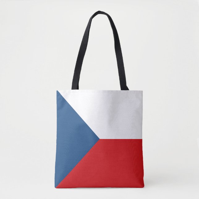 Bolso De Tela Bandera de la República Checa (Anverso)