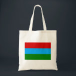 Bolso De Tela Bandera de la República de Karelia<br><div class="desc">Bandera patriótica de la República de Karelia</div>