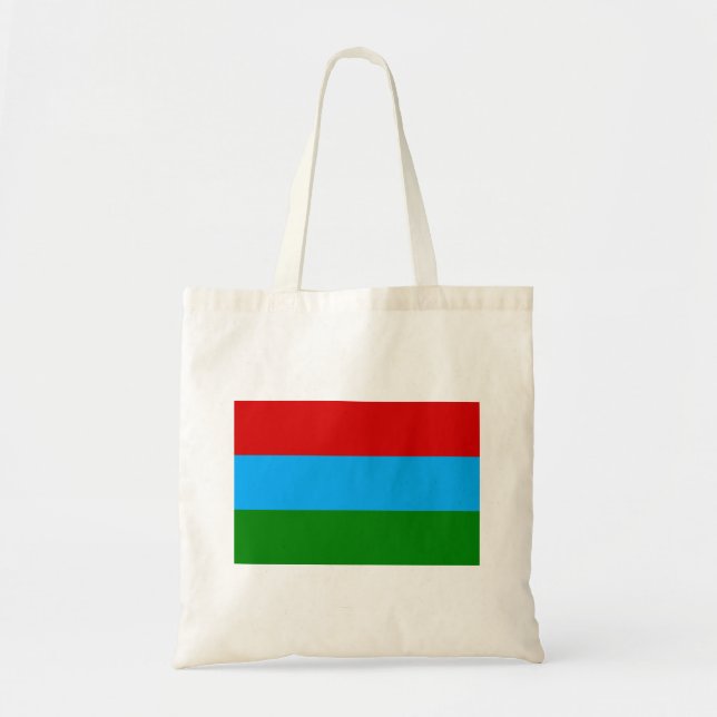 Bolso De Tela Bandera de la República de Karelia (Frente)