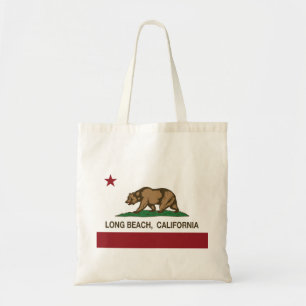 Bolso De Tela Bandera de la república de Long Beach California