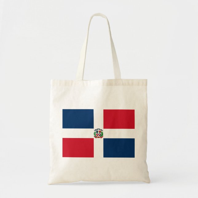 Bolso De Tela Bandera de la República Dominicana (Frente)
