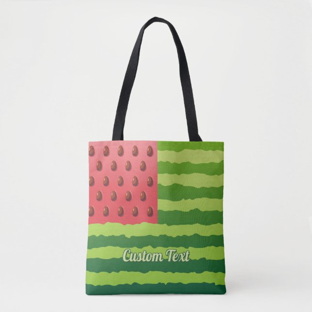 Bolso De Tela Bandera de la sandía (Anverso)