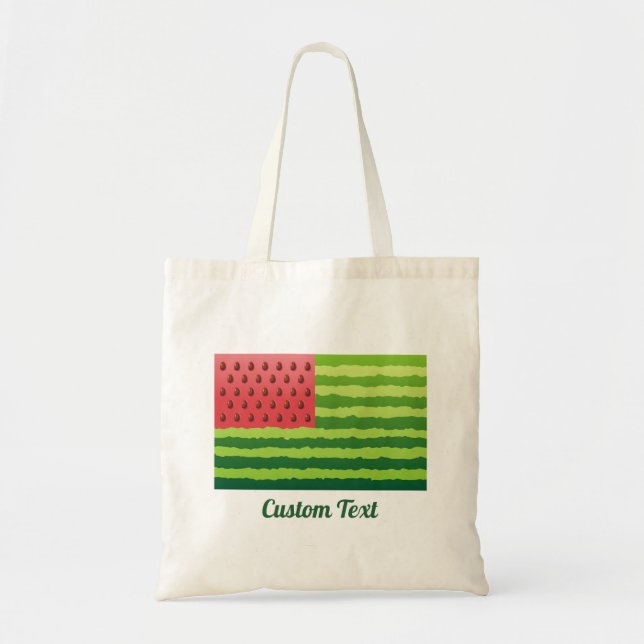Bolso De Tela Bandera de la sandía (Frente)