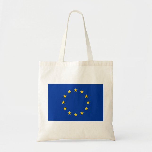 Bolso De Tela Bandera de la Unión Europea (UE) (Europa) (Frente)