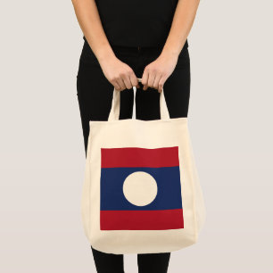 Bolso De Tela Bandera de Laos