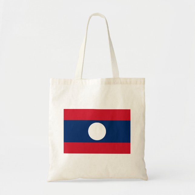 Bolso De Tela Bandera de Laos (Frente)