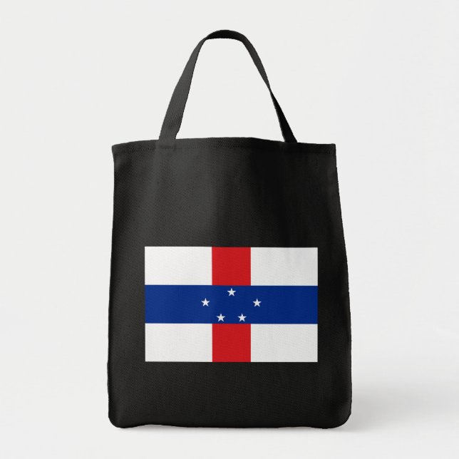 Bolso De Tela Bandera de las Antillas Neerlandesas (Frente)