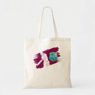Bolso De Tela Bandera de las Indias Occidentales jugador de fans
