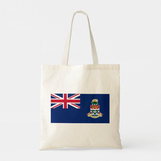Bolso De Tela Bandera de las Islas Caimán (Reverso)