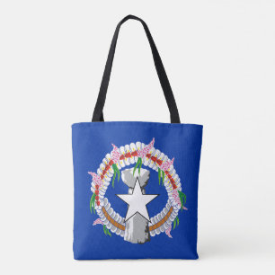 Bolso De Tela Bandera de las Islas Marianas del Norte