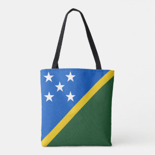 Bolso De Tela Bandera de las Islas Salomón