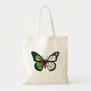 Bolso De Tela Bandera de las mariposas monarcas de Argelia