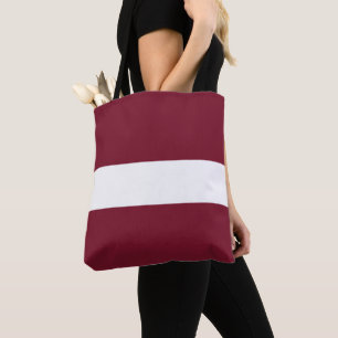Bolso De Tela Bandera de Letonia