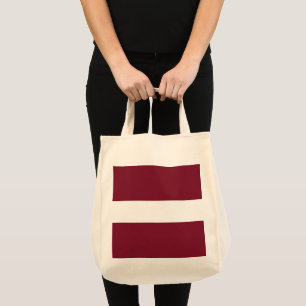Bolso De Tela Bandera de Letonia