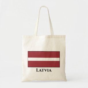Bolso De Tela Bandera de Letonia (letón)