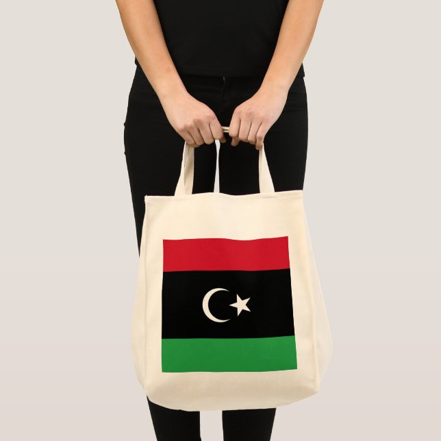 Bolso De Tela Bandera de Libia (Anverso (producto))