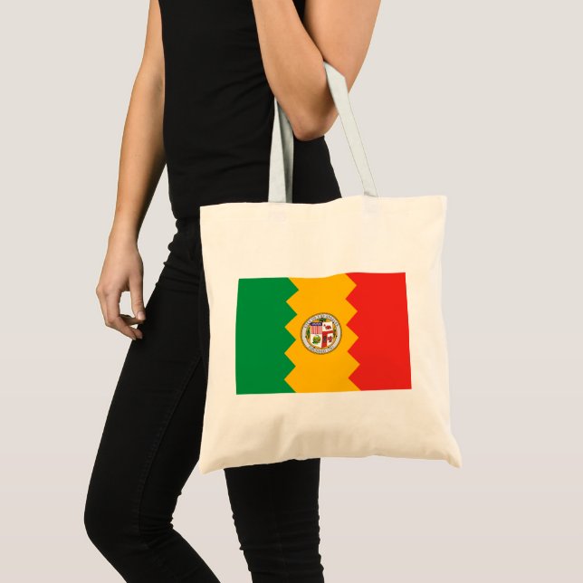 Bolso De Tela Bandera de Los Ángeles (California, Estados Unidos (Anverso (producto))