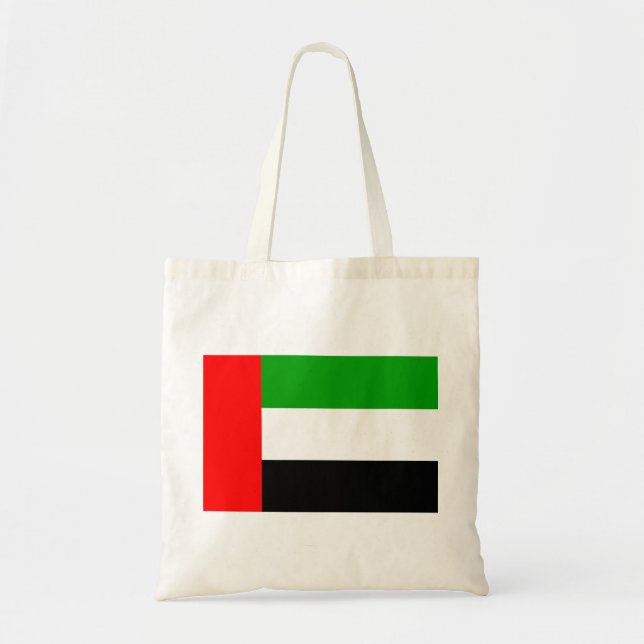 Bolso De Tela Bandera de los Emiratos Árabes Unidos (Frente)