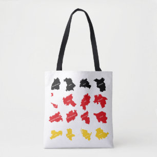 Bolso De Tela Bandera de los Estados alemanes