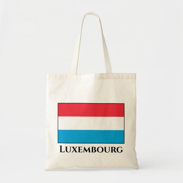 Bolso De Tela Bandera de Luxemburgo (Frente)