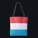 Bolso De Tela Bandera de Luxemburgo<br><div class="desc">Bandera patriótica de Luxemburgo.</div>