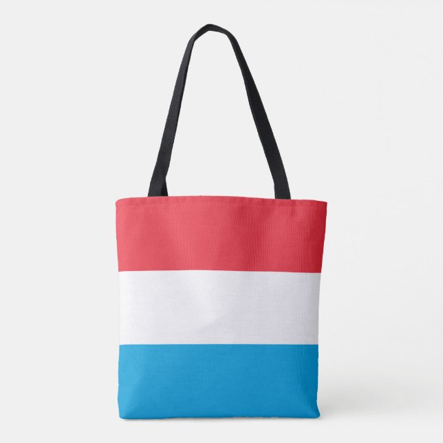 Bolso De Tela Bandera de Luxemburgo (Reverso)