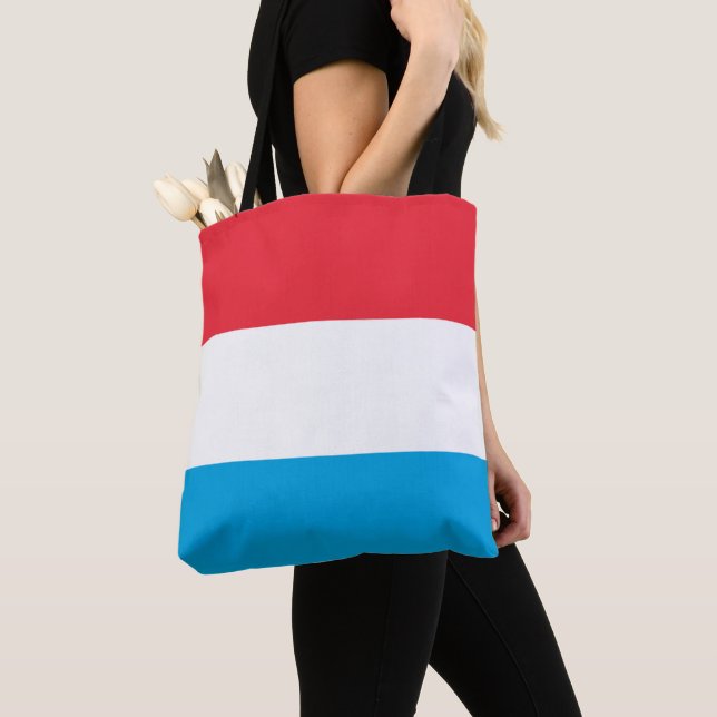 Bolso De Tela Bandera de Luxemburgo (Detalle)
