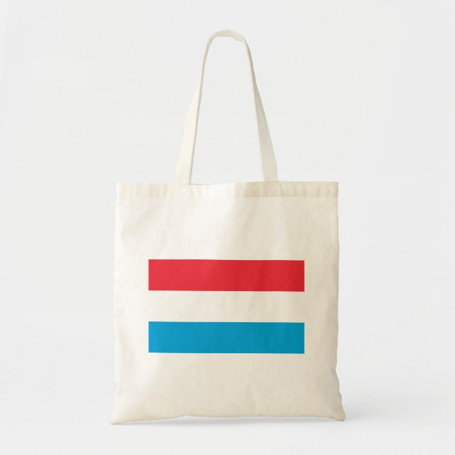 Bolso De Tela Bandera de Luxemburgo (Frente)