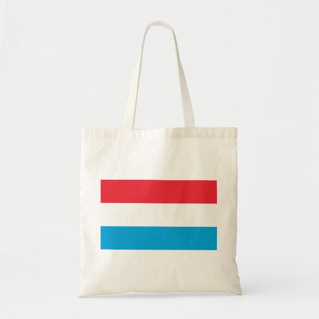Bolso De Tela Bandera de Luxemburgo (Frente)