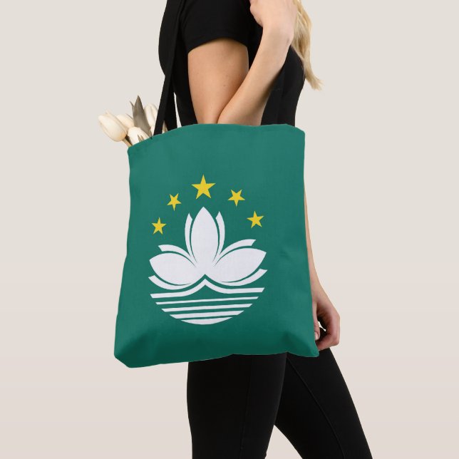 Bolso De Tela Bandera de Macao (Detalle)