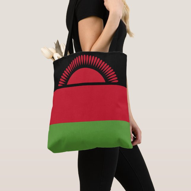 Bolso De Tela Bandera de Malawi (Detalle)